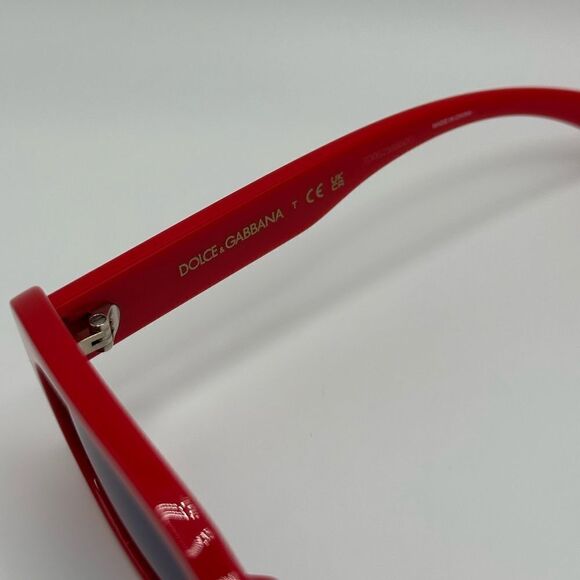 NEW DOLCE & GABBANA KIDS Sunglasses DX6006U 308825 Red Dark Grey Mirror Blue - Picture 6 of 11